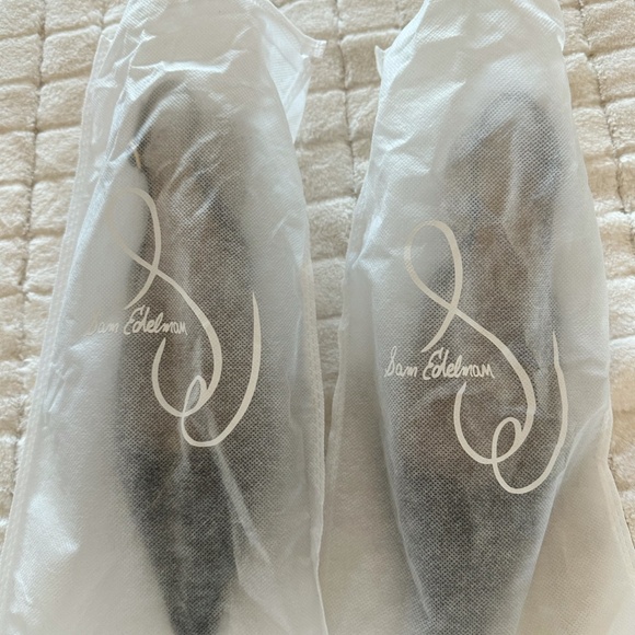 Sam Edelman Black Suede sling back shoes size 9 - Picture 3 of 10